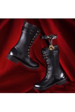 1/3 Delusion Genshin Impact Lyney Black Shoes Cosplay Boots